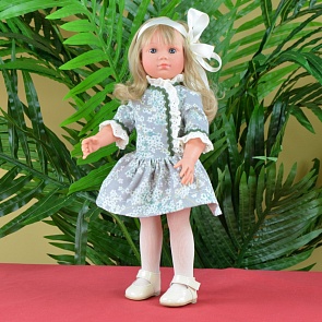 Кукла Нелли в платьице с цветочками, 43 см. (Asi, 253120)